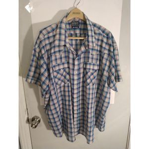 DeeCee Rangers Big Man Button Front Casual Shirt Men's Size‎ XXXXL